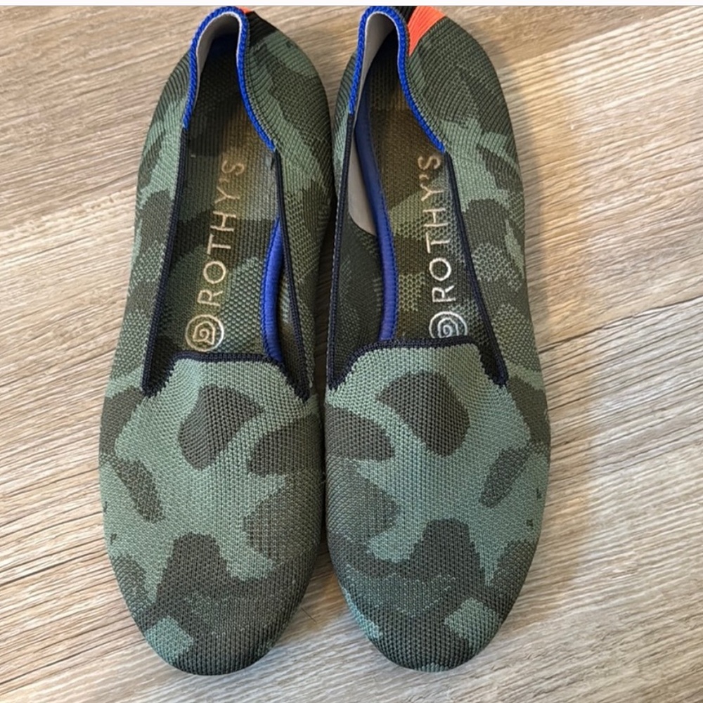 Rothy's Camo Patterned Flats